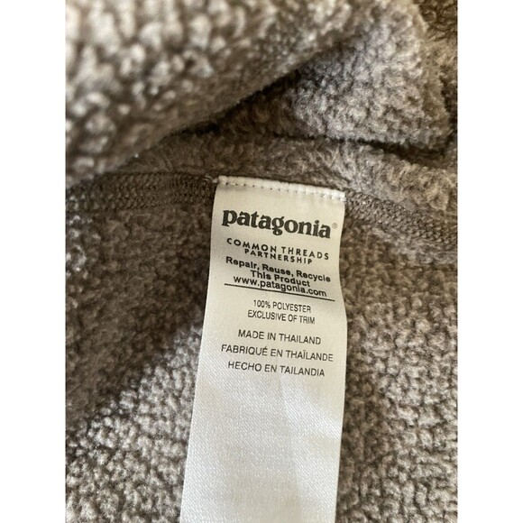 Patagonia Men’s Better Sweater 1/4 Zip Fleece Size Large Khaki - Picture 9 of 10
